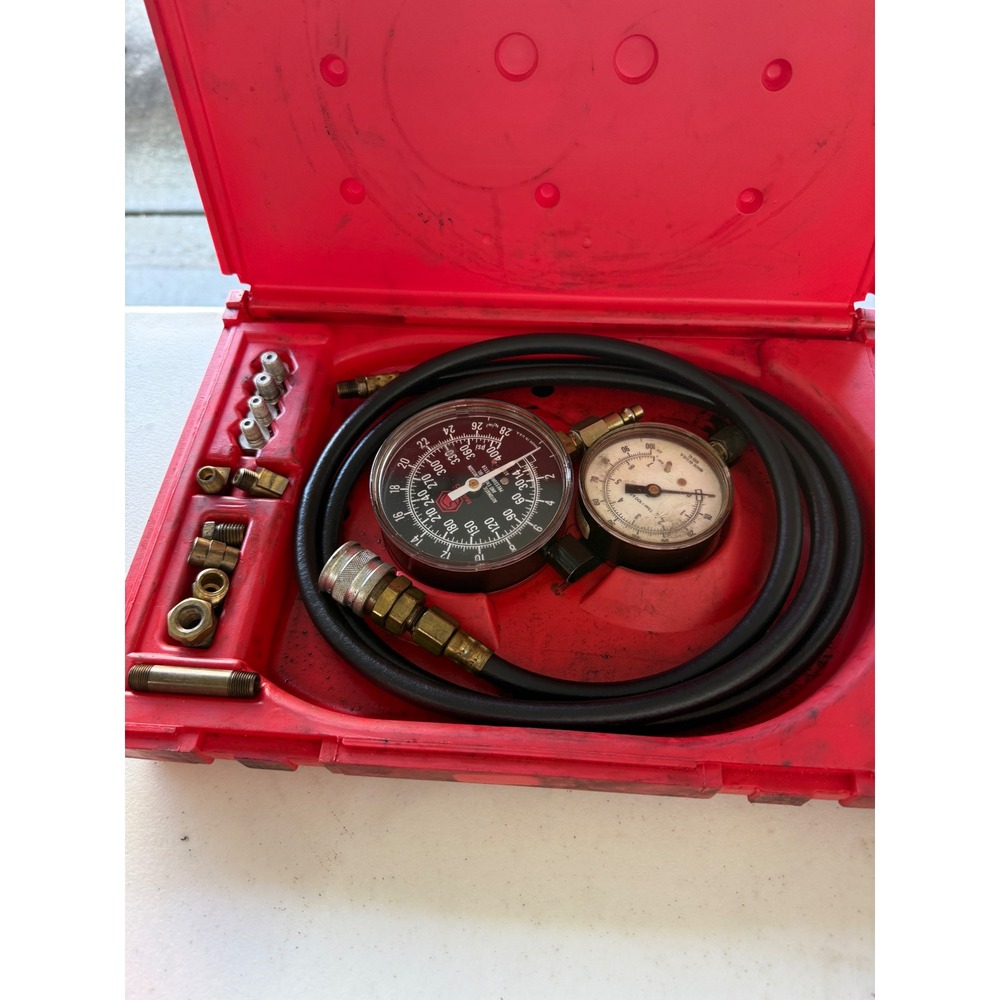 Matco Tools Compression Tester & US General Vacuum Pressure Gauge Kit 400 PSI